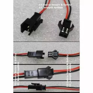 Soket Terminal Kabel Male Female Connector + Pengait + Cable Tebal SM2