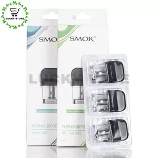 CARTRIDGE SMOK NOVO 2 MTL 1PCS  replacement cartrid catrid dual coil authentic vape vapee vaping vapor vapoor vaporizer atomizer pods mods pod mod smoke device aksesoris perlengkapan peralatan alat bahan murah malang jatim