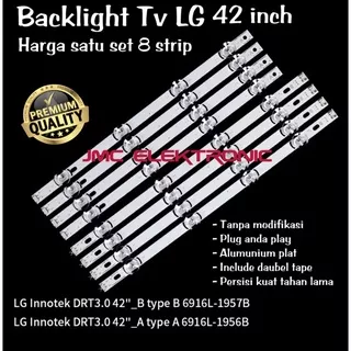 BACKLIGHT TV LED LG 42 INC 42LB550A 42LF550A 42LB561T 42LB563D 42LX340C 42LB582T 42LB 42LF 550A LAMPU BL 42LB550 42LF550