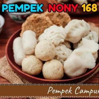 Pempek Nony 168 (30 pcs - 2 atau 3 JENIS PEMPEK SESUAI EKSPEDISI DAN TUJUAN) Pempek Palembang Asli