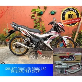 KNALPOT PROLINER SONIC 150 TR1R KNALPOT RACING SUPRA GTR 150 ASLI 100% TR 1R