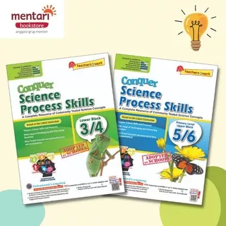 Conquer Science Process Skills Primary Level | Buku Latihan Sains SD