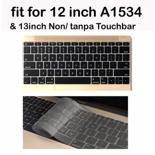 Silicone Keyboard Cover M4cb00k 12 inch A1534 black
