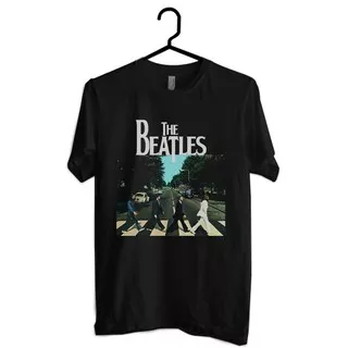 Kaos Band Rock The Beatles T-Shirt Casual Bandung Distro C1