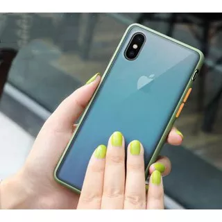 For iPhone X XR XS Max 8 7 6 6s Plus Hard Translucent Matte Shockproof Baby-skin Feeling Anti-Fall Cover