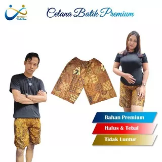 Celana Pendek Kolor Batik Wanita Pria Cowok Celana Santai Motif Pria Wanita Celana Couple Solo 4