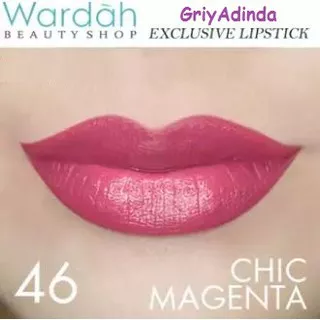 Wardah EXCLUSIVE Lipstick 46 - Chic Magenta