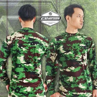 Kaos Loreng Dryfit Dry fit Loreng TNI Raider # Kaos Loreng Bahan Jersey Dry Fit Dryfit Loreng Raider