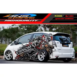 STICKER MOBIL JAZZ BRIO SIGRA SWIFT YARIS / DECAL STICKER MOBIL / STIKER MOBIL TERBARU / VARIASI