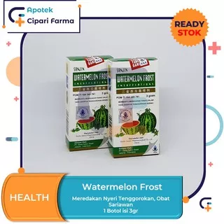 Sanjin Watermelon Frost Obat Sariawan | Pereda Panas Dalam Tenggorokan Kering isi 3gr
