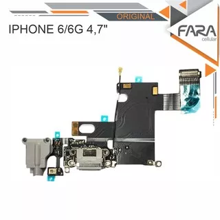 FLEXIBLE FLEKSIBEL FLEXIBEL Konektor Charger MIC JACK AUDIO CON CAS iPhone 6 6G 4,7 IP6 G ori