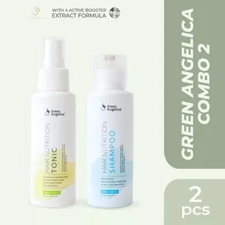 GREEN ANGELICA PAKET COMBO 2 Penumbuh Rambut Paling Cepat Terbaik Mengobati Rambut Rontok [COD]