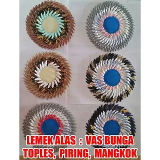 grosir tatakan panci lemek piring vas bunga toples lebaran hiasan dinding kerajinan souvenir pesta