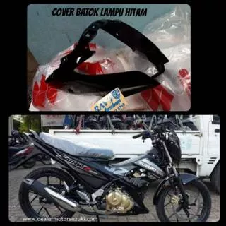 COVER BATOK LAMPU SATRIA FU FACELIFT HITAM ORIGINAL