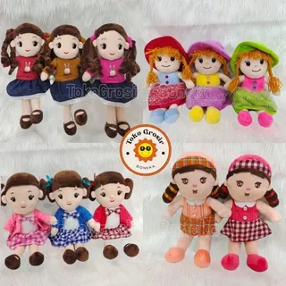 Boneka Doll Happy Girl / Boneka Cewek Girls Doll Andien child w/hat Seulgi Ori Soft