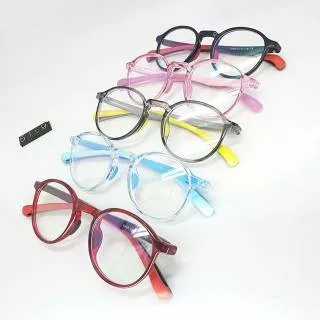 Frame kacamata anak warna warni lucu