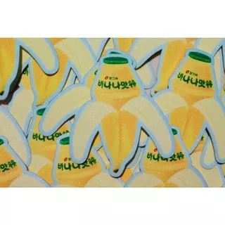Audiypress - Banana uyu | Stiker Handmade | Stationery