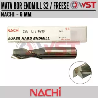 Nachi Mata Bor Endmill 6mm Mata 2 / Mata Milling 2 Flute / S2