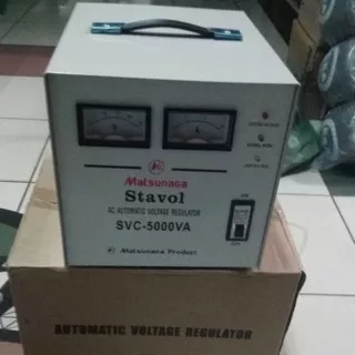 Stabilizer matsunaga 5000 w - 5000 va stavol scv 5000N stabilizer 5000 watt automatic regulator