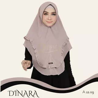 Khimar Ceruty Kerut Dinara 2layer Premium Hijab Instan Terbaru