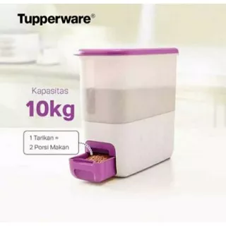 RICE SMART UNGU 10kg - Tempat Beras Tupperware