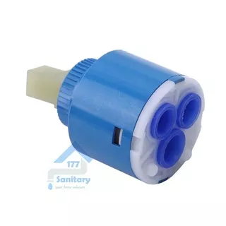 Jantung Kran Ceramic Mixer Panas Dingin 40mm - Nepel Sparepart Valve Keran air Bathtub Hot Cold PVC