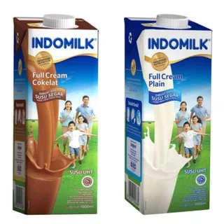 SUSU UHT INDOMILK full cream / chocolate 1 liter