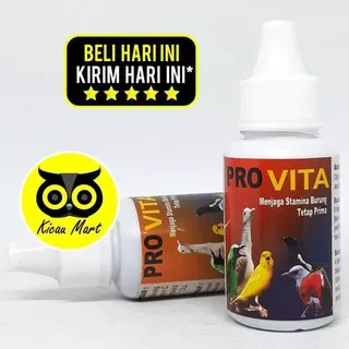 Produk Unggulan] Vitamin Obat Burung Kenari Murai Pro Vita Provita Penambah Nafsu Makan