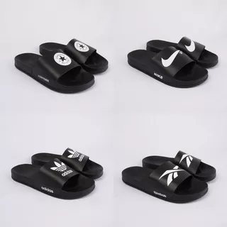 Promo hemat !! sandal slop pria/wanita 39-43 sandal slop / sendal slide nike sandal karet terbaru simpel elegant