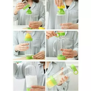 Peralatan Dapur Bestseller- Citrus Zinger Water Bottle Twist Infused/U002F Botol Minum Bpa Free