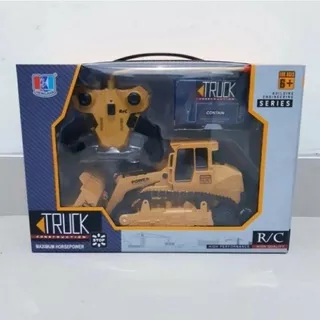 Mainan Truck Bulldozer Remote Control - Mainan Alat Berat Remote Kontrol