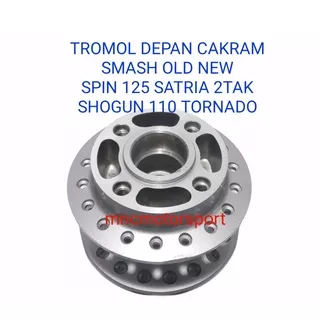 TROMOL DEPAN CAKRAM SILVER TORNADO SHOGUN 110 SATRIA 2 TAK SPIN SMASH