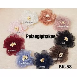 Bunga Plisket Korea Import