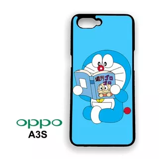 Doraemon Custom Case OPPO A3S Cetak Casing HP Murah