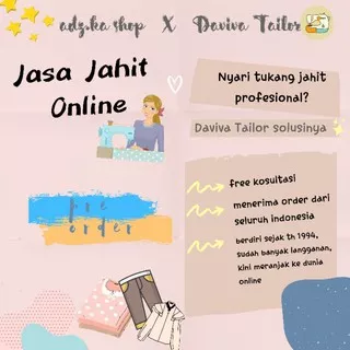 JASA JAHIT ONLINE / JAHIT BAJU / JAHIT KEBAYA / JAHIT DRESS