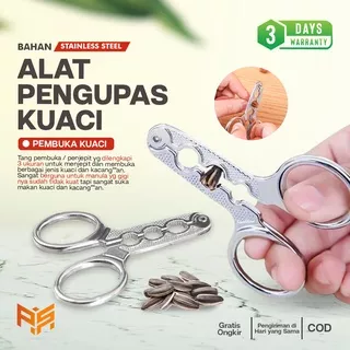 Gunting Alat Bantu Pembuka Kulit Kacang Kuaci Tang Penjepit Biji Bijian