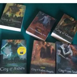 The Mortal Instruments City Of Bones, Asehs, Glass, Lost Souls, Fallen Angels Heavenly Fire