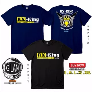 Kaos Baju Motor RX KING YAMAHA RACING FIGHTING SPIRIT 0F 135 CC Kaos Otomotif - GILAN CLOTH