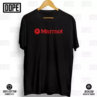 Kaos Outdoor Marmot Premium Kaos Pendaki Gunung Hiking Baju Pria Wanita Tshirt Cotton Combed 30s V2