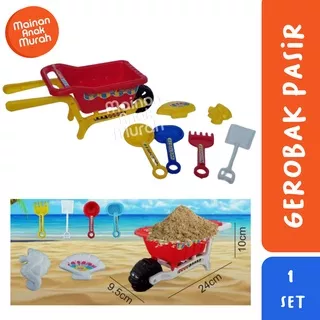 Mainan Gerobak Pasir Pantai Pasir Ajaib Kinetik / Peralatan Beach Set Sekop Cetakan Pasir