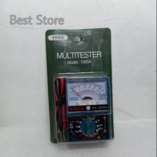 Avometer analog kecil / Avo analog Multitester analog kecil Merk VIPER atau yang setara