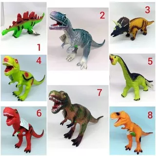 Mainan Dinosaurus Karet Besar Bersuara Mirip Asli Original