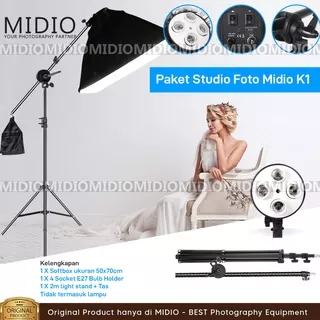 Paket Studio Foto Midio K1 Untuk Foto Studio Baju Anak dan Dewasa