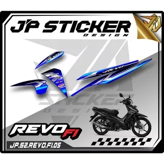 REVO STICKER STRIPING REVO FI - STICKER MOTOR HONDA REVO FI NEW - REVO FIT INJEKSI LIST VARIASI HOLOGRAM (JP.S2) 05