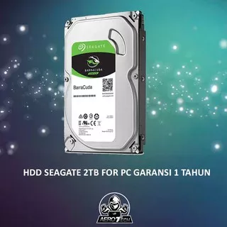 HDD SEAGATE 3.5 2TB FOR PC GARANSI 1 TAHUN