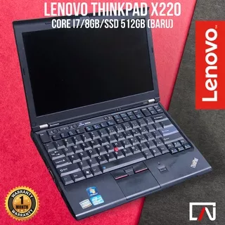 Laptop Lenovo Thinkpad X220 Core i7 SSD - Second Murah & Bergaransi