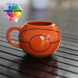 Mug Bola Unik Model Bola Basket Lucu Gelas Mug Tahan Panas bisa untuk Mug Kopi Teh Mug Souvenir