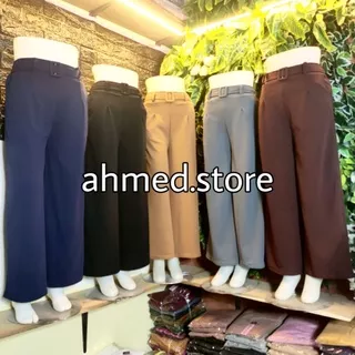 KULOT ZARA CREPE PREMIUM/KULOT CREPE TEBAL/KULOT CREPE IMPORT/AHMED STORE