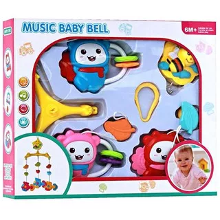 Mainan Musik Bayi / Mainan Box Bayi Music Baby Bell Rattle/ Mainan Krincing Putar_NLC1