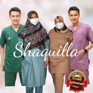 BAJU SCRUB MEDIS CUSTOM BAJU SERAGAM OKA  BAJU SCRUB SERAGAM  PREMIUM UNISEX